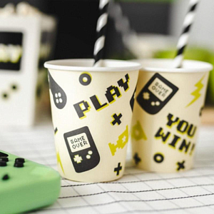 Стаканы Party Deco "Gamepad", 6 шт